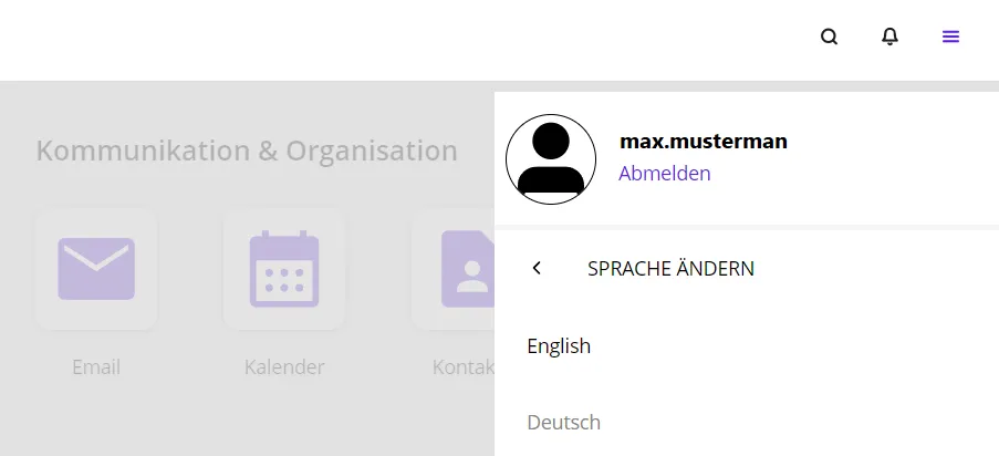 Sprachenauswahl Sprachenauswahl