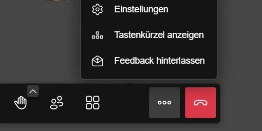 Symbolleiste: Weitere Einstellungen (ausgeblendet) Symbolleiste: Weitere Einstellungen (ausgeblendet)