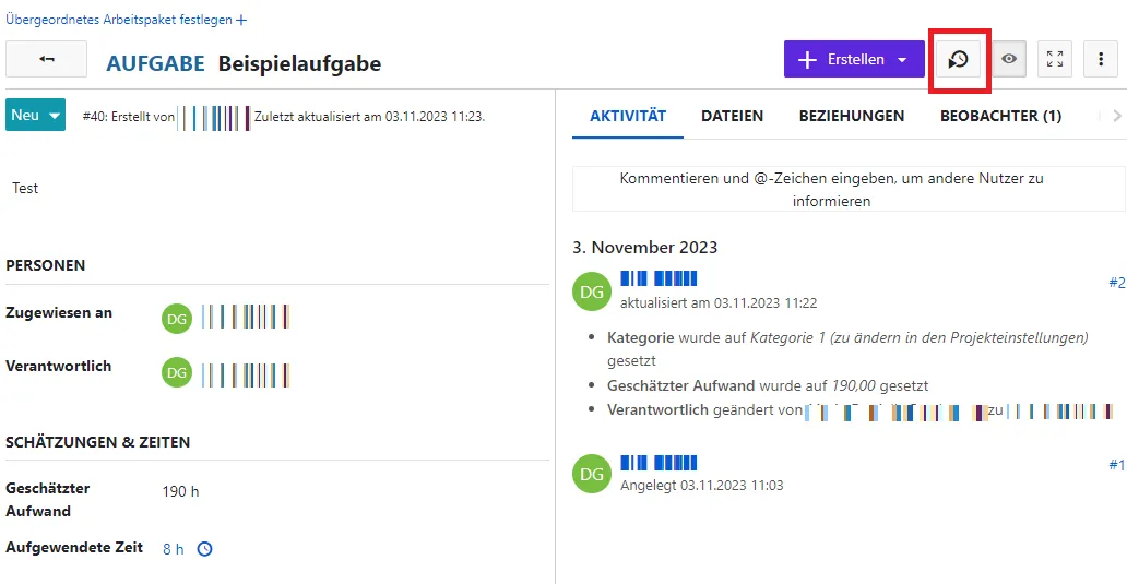 Neuen Timer starten Neuen Timer starten