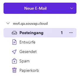 Neue E-Mail Die Schaltfläche Neue E-Mail