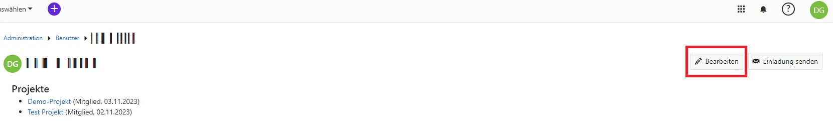 Profil bearbeiten Profil bearbeiten