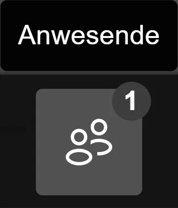 Symbol Anwesende Symbol Anwesende