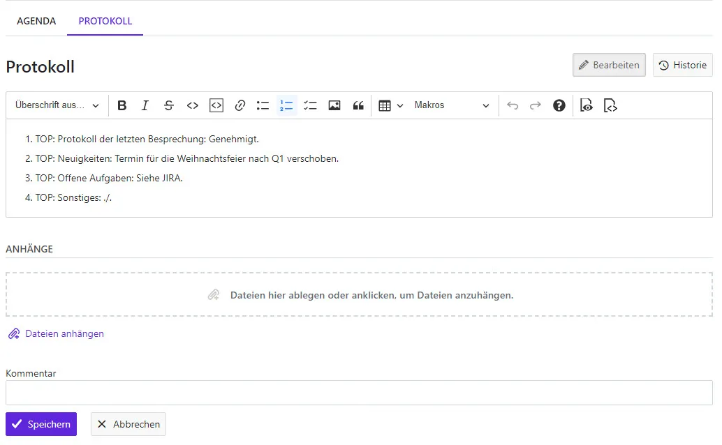 Protokoll-bearbeiten Protokoll-bearbeiten