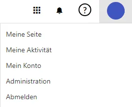 Abmelden aus dem Modul Abmelden aus dem Modul