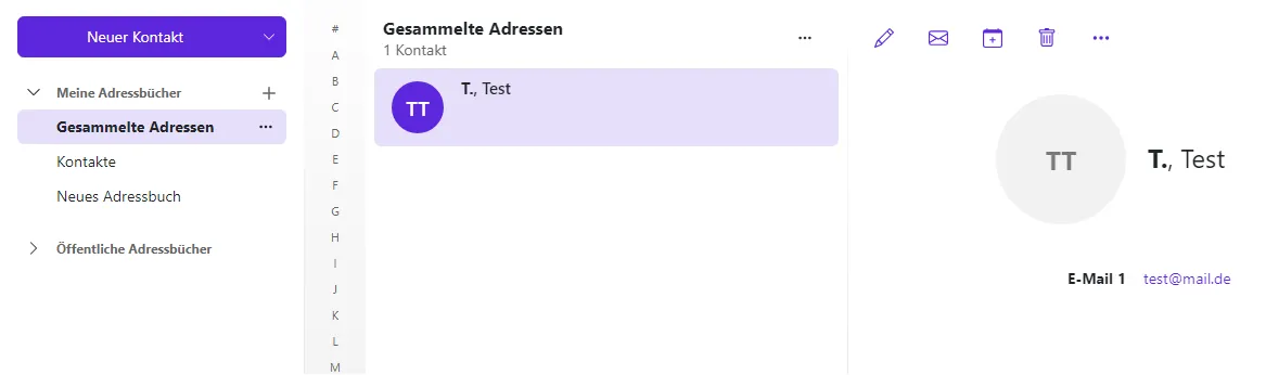 Kontakt zu einem Termin einladen Kontakt zu einem Termin einladen