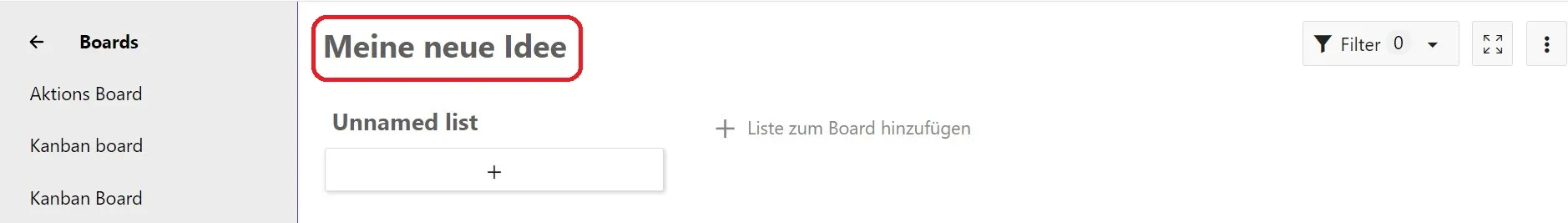 Geben Sie dem Board einen Titel Geben Sie dem Board einen Titel