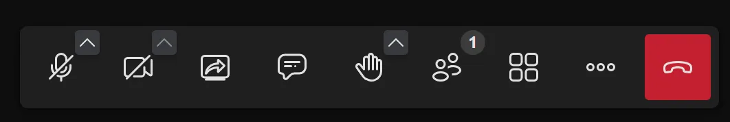 Symbolleiste: Mikrofon / Kamera Symbolleiste: Mikrofon / Kamera
