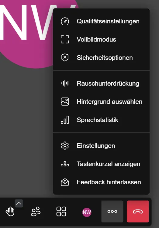 Weitere Einstellungen (ausgeblendet) Weitere Einstellungen (ausgeblendet)