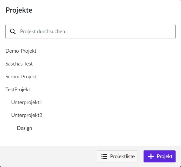 Projektstruktur Projektstruktur