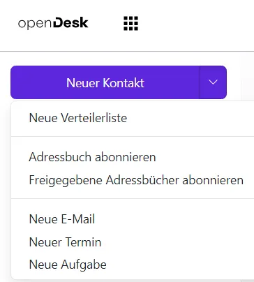 Verteilerliste anlegen Verteilerliste anlegen