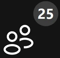 Symbol mit Anzahl der Teilnehmerinnen und Teilnehmer Symbol mit Anzahl der Teilnehmerinnen und Teilnehmer