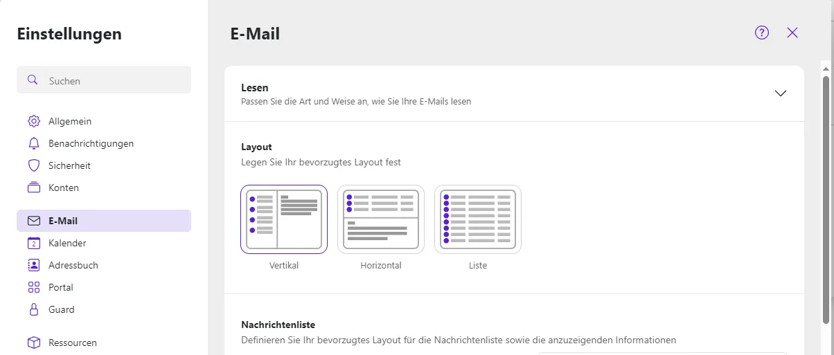 Das Einstellungen-Menü Eine Übersicht über das Einstellungen-Menü