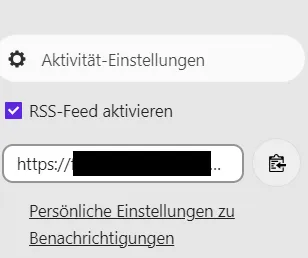 Aktivitäten Einstellungen Aktivitäten Einstellungen
